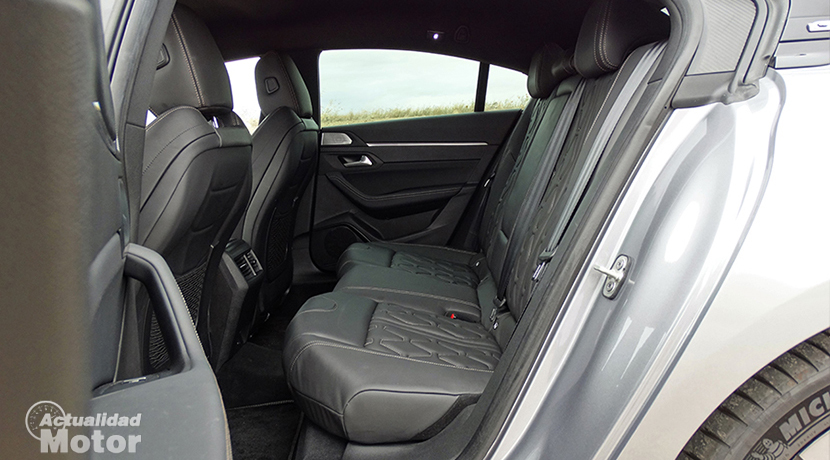 Test Peugeot 508 space rear seats