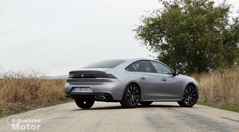 Test Peugeot 508 rear profile