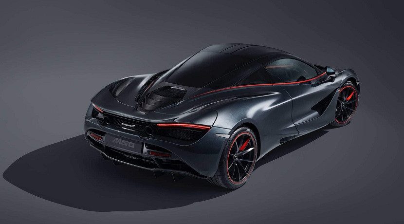 Rear of the McLaren 720S Stealth MSO