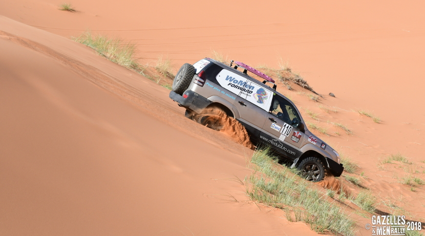 Rally gazelles & men 2018 in sand 3