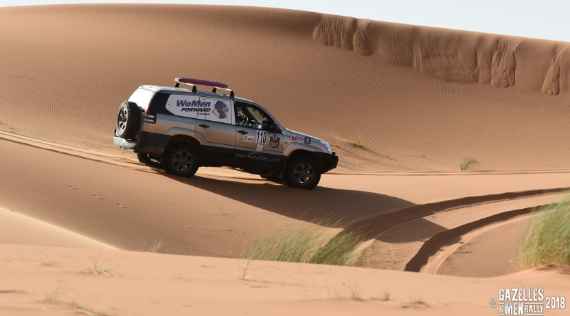 Rally gazelles & men 2018 in sand