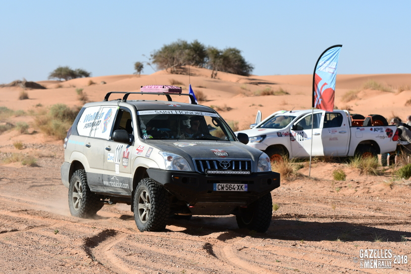 Rally gazelles & men 2018 checkpoint 