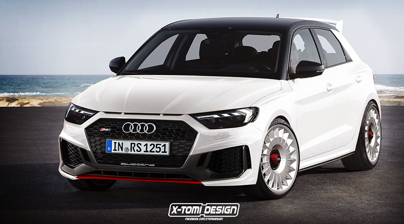 Recreation of the Audi A1 quattro by X-Tomi Design